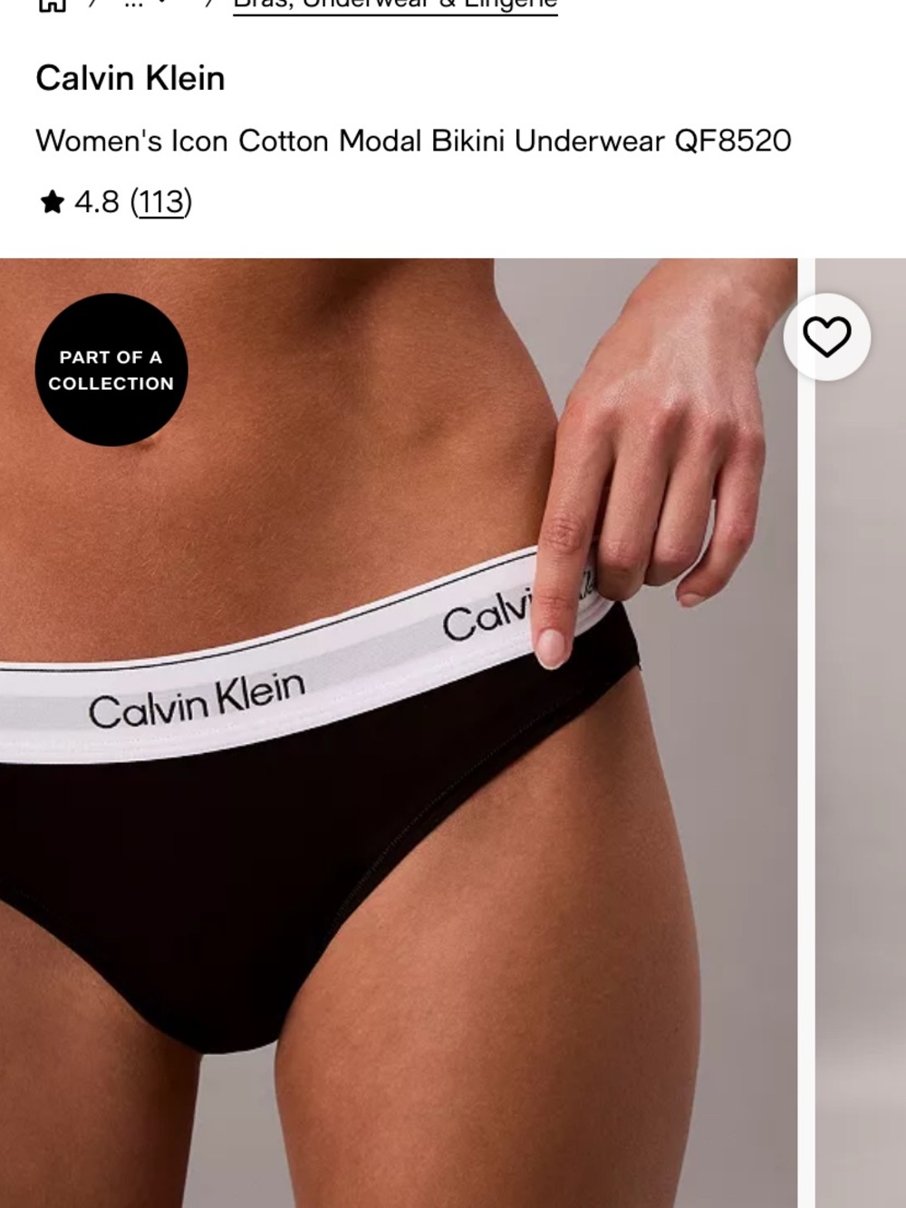 NWT Calvin Klein Black Briefs with White Logo Waistband (5-Pack)